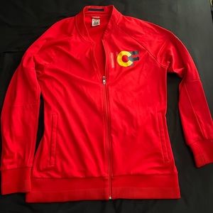 Red Adidas XL Colombia zip up